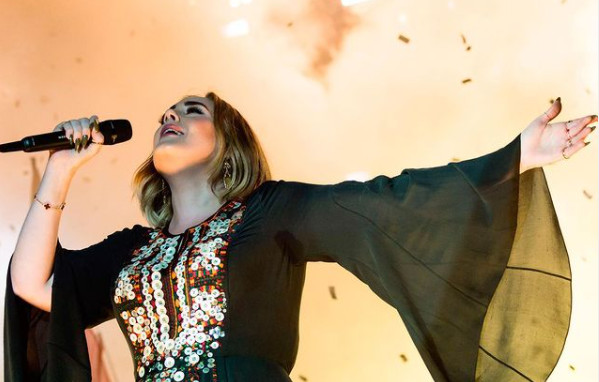 instagram printscreen/adele