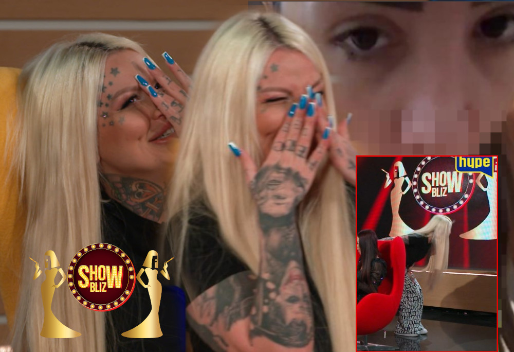 Foto:Hype tv/Facebook printscreen/ "Banana na pjenu od mora" Jelena Krunić se gušila od smeha