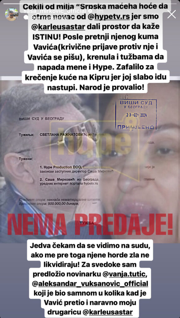 Pretnje likvidacijom