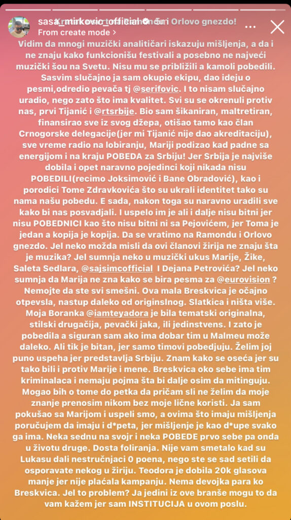 Mirković raskrinkao Breskvicu