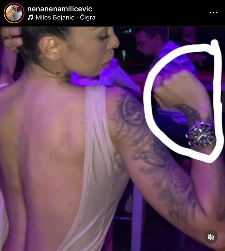Foto printscreen aneli ahmić “Aneli je igrala oko šipke”?