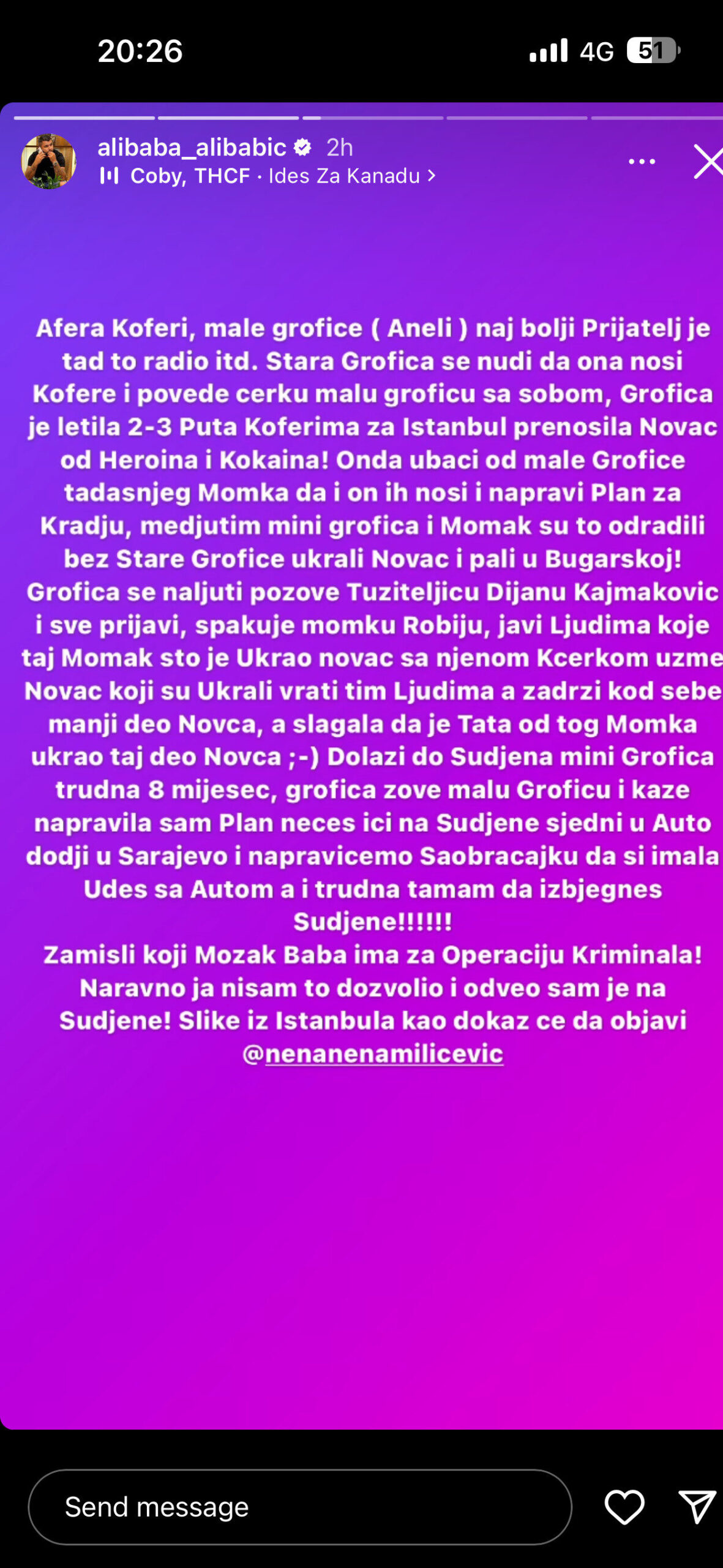 Lažirala saobraćajnu nesreću