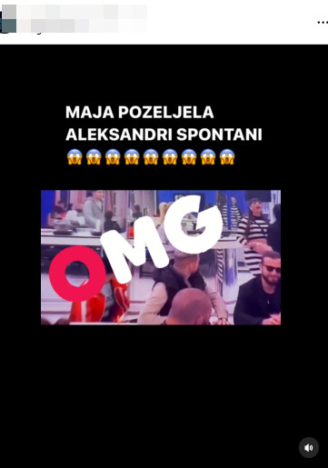 Foto:Instagram printscreen/monstruozno! Maja poželela aleksandri spontani pobačaj