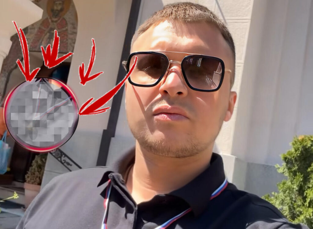 Stefan Karić u crkvi