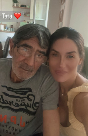 Moja tata Foto:Instagram printscreen/Ana Ćurčić/ otac ane Ćurčić, Zoran Ćurčić