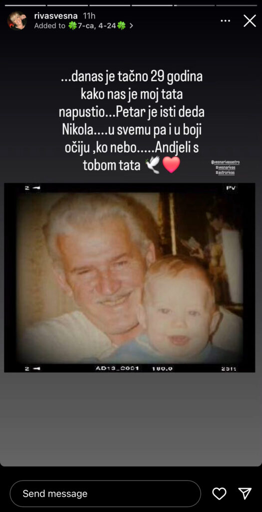 “ANĐELI SA TOBOM, TATA!”