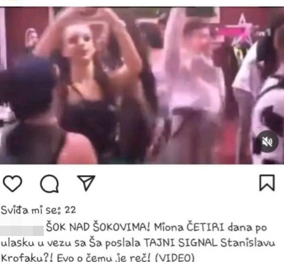 Foto:Youtube printscreen/Zadruga official/ MIona Jovanović