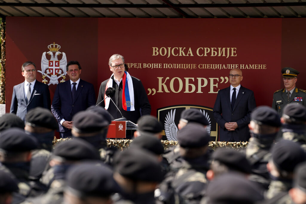 Vučić na 'rođendanu' Kobri