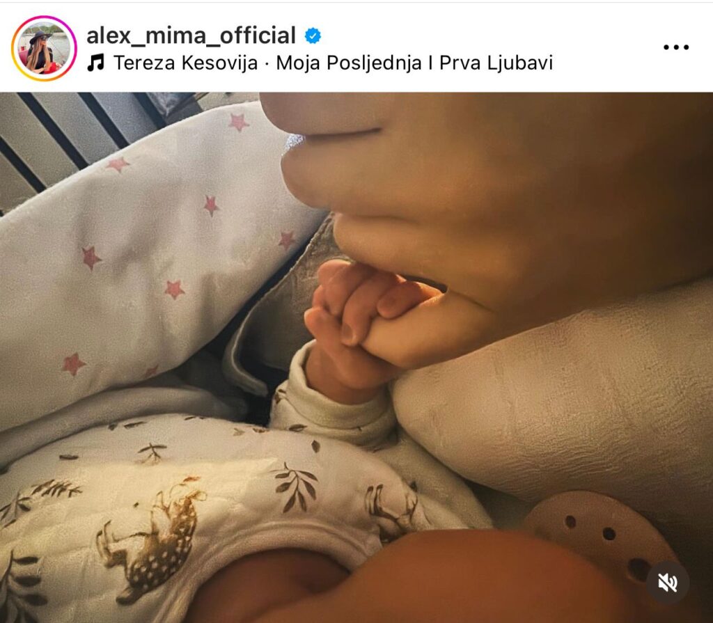 Foto: printscreen/Instagram Aleksandra Mima Nikolić