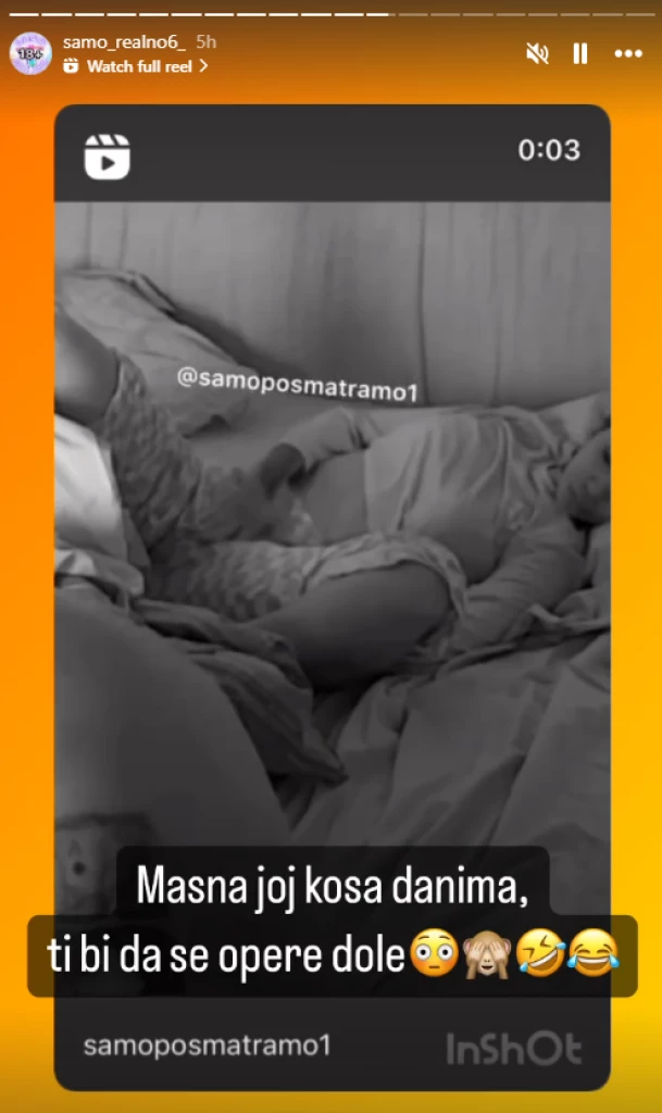 Foto: printskrin instagram samoposmatrano1