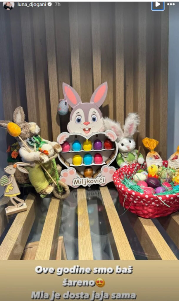 Photo: Printscreen Instagram Luna Đogani