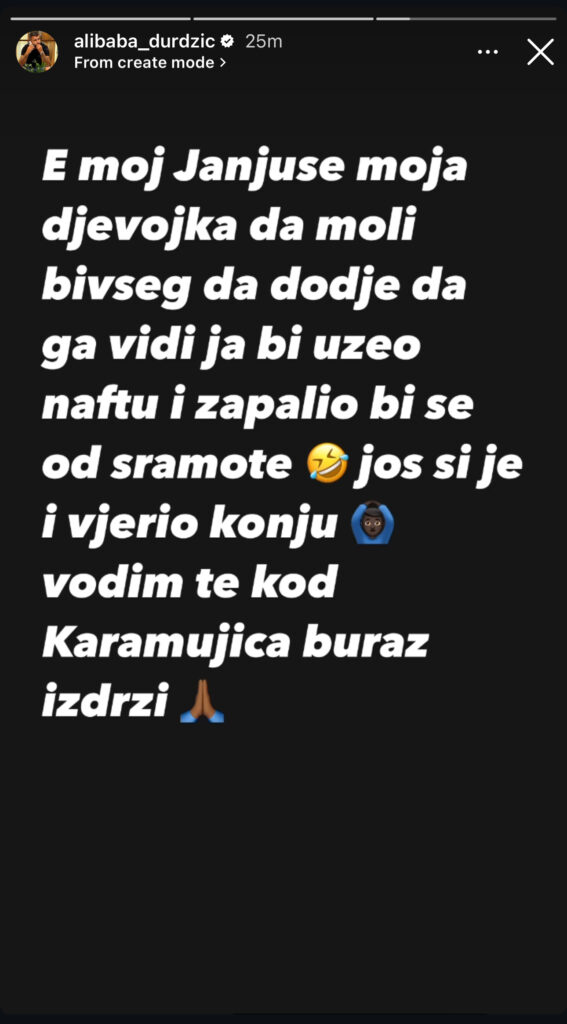 “JANJUŠE, VODIM TE KOD KARAMUJIĆA!”