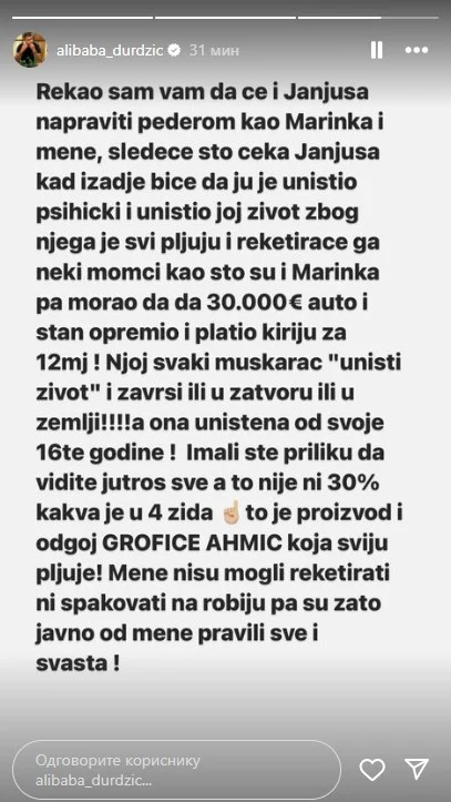 Foto: Instagram Printscreen/alibaba_alibabic