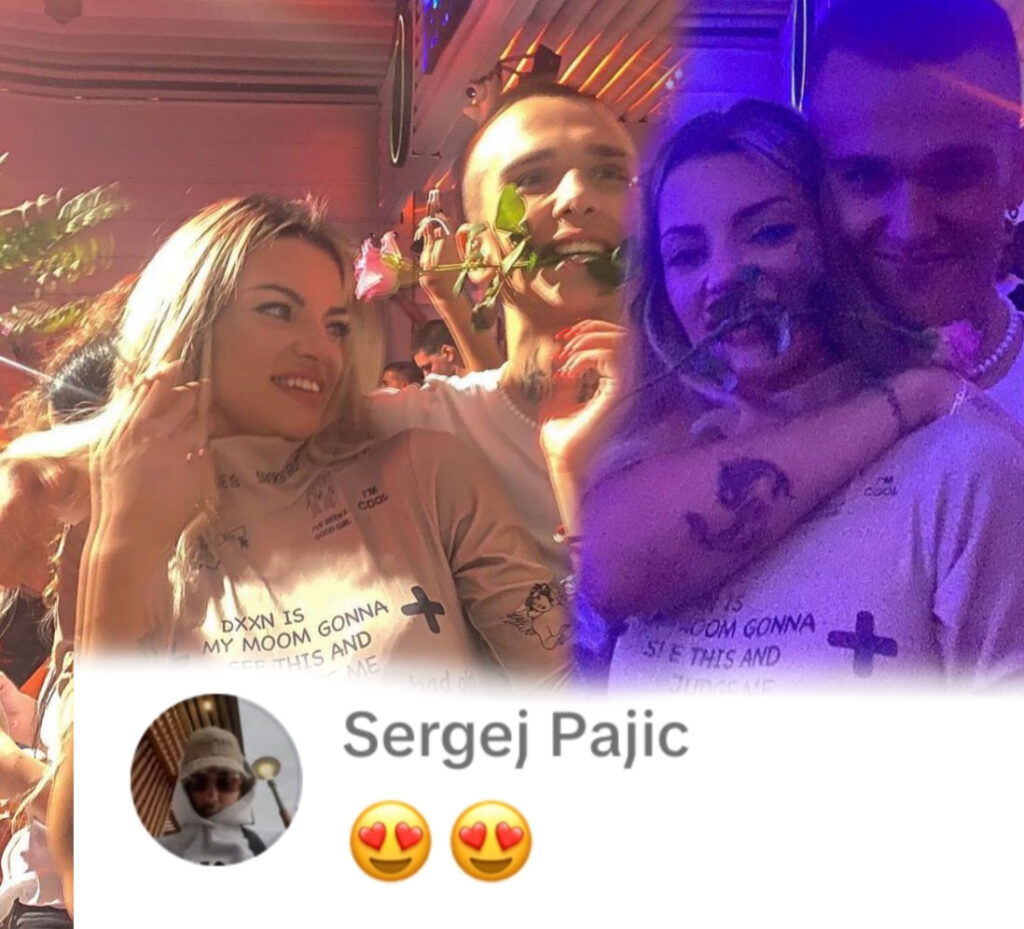 Foto:Instagram printscreen/Tarasimov, Sergej Pajić, Tara Simov Tara simov i sergej pajić