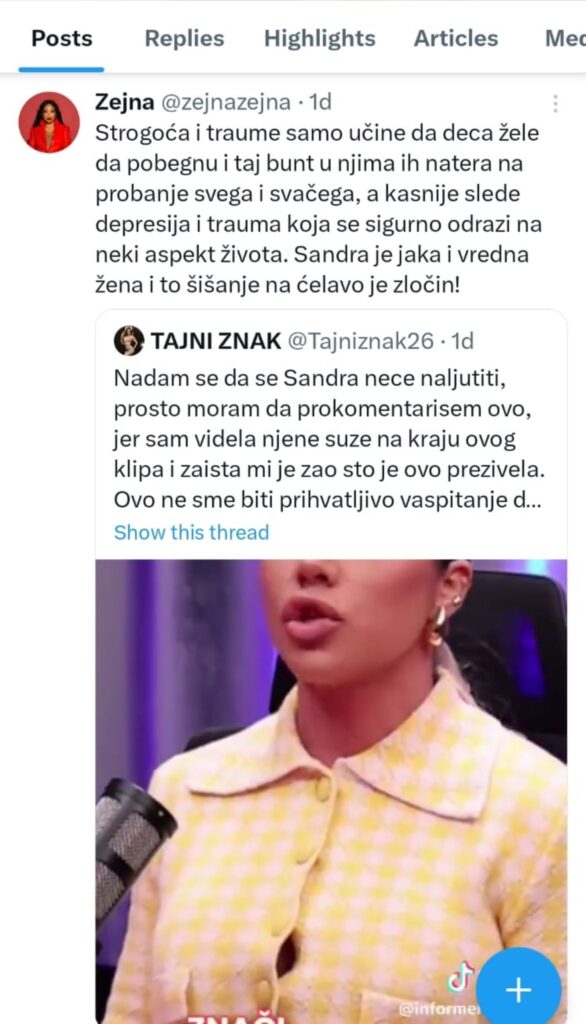 Photo: Printscreen/x mreža