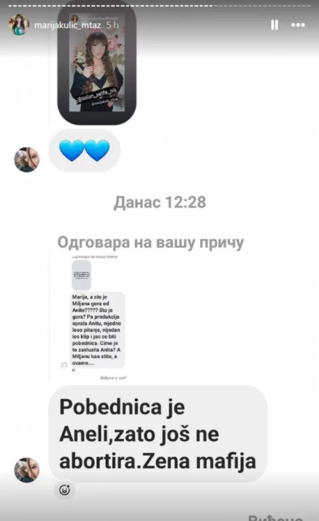 Photo: Printscreen  marija kulić