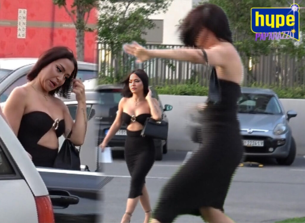 Aleksandra mladenović na parkingu