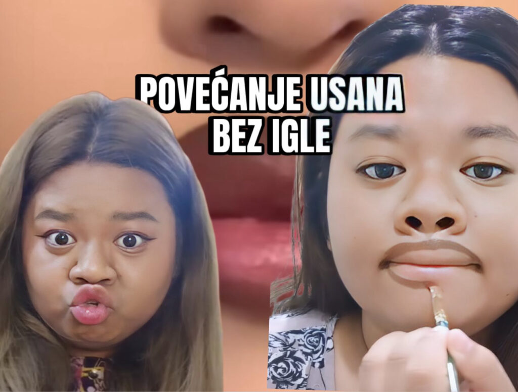 Povećanje usana bez igle preko 40 miliona pregleda