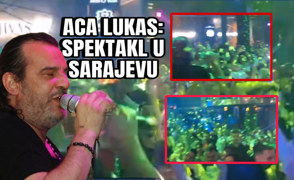 Aca lukas napravio spektakl u sarajevu