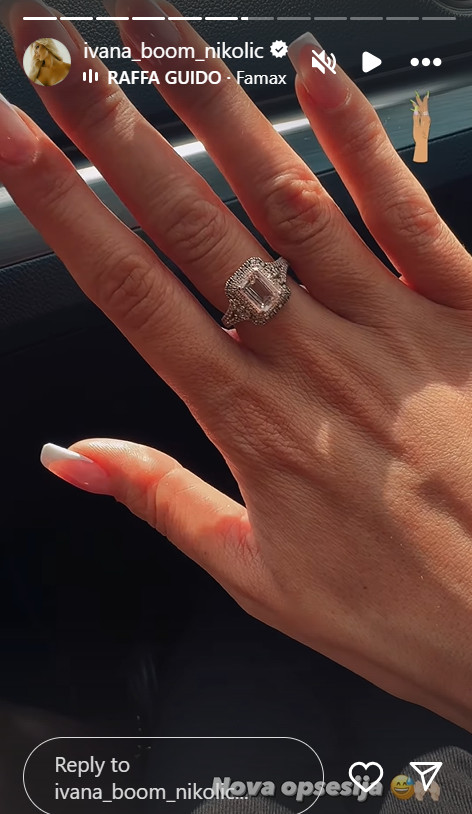 Ivana Boom POKAZALA PRSTEN!