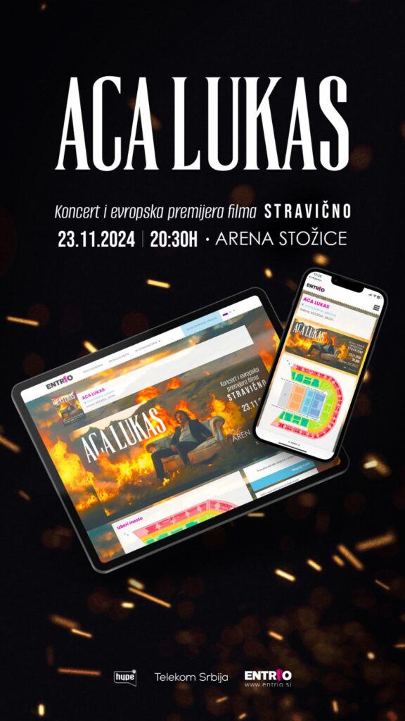 foto:Hypetv/promo Aca Lukas prodaja karata