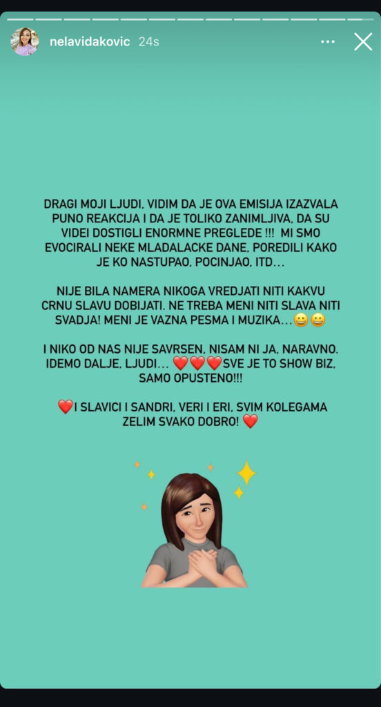 OPŠTI HAOS NAKON EMISIJE! Pevačica morala HITNO da se oglasi “Nije mi bila namera nikoga da uvredim…” GORE MREŽE (VIDEO) OPŠTI HAOS NAKON EMISIJE! Pevačica morala HITNO da se oglasi “Nije mi bila namera nikoga da uvredim…” GORE MREŽE (VIDEO)