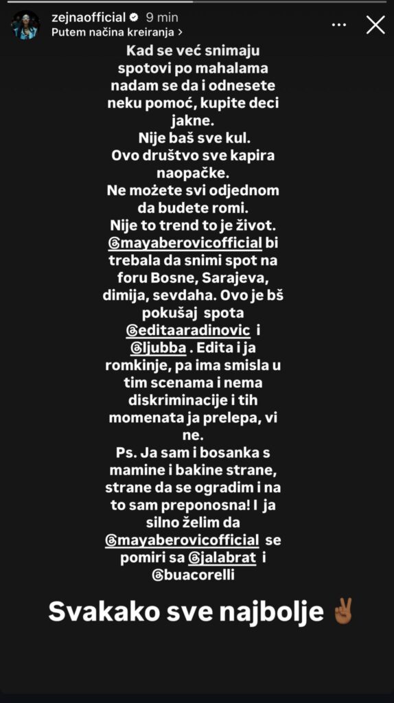 Zejna isprozivala Maju Berović