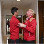 Novak Đoković i Boris Beker