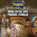 Ponoćna liturgija. Hram Svetog Save, foto:Hype tv/Kobra