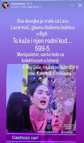 Andjela je zrela Vesna Rivas foto:instagram:vesnarivas