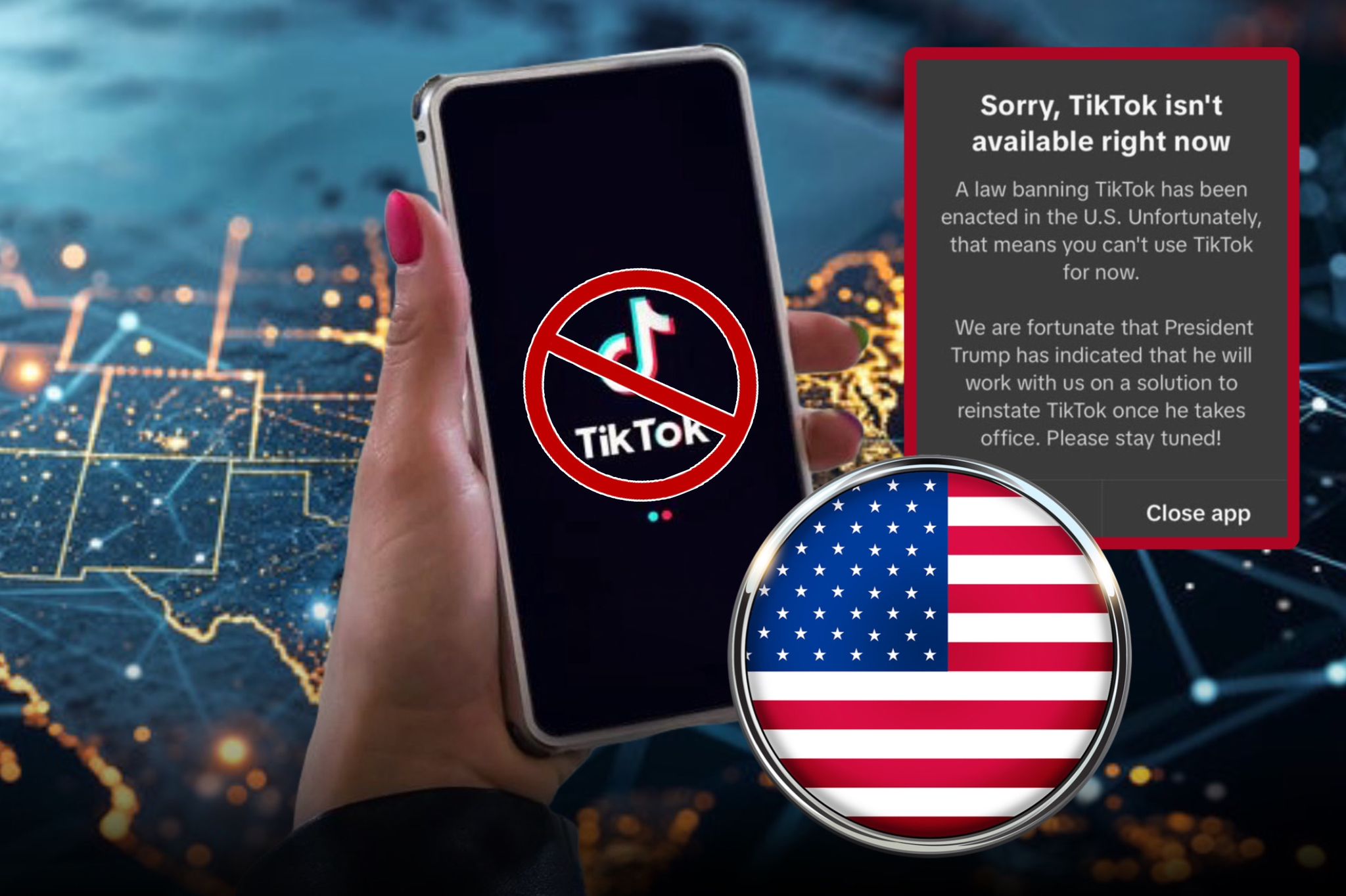 Tik tok foto:hype ilustracija