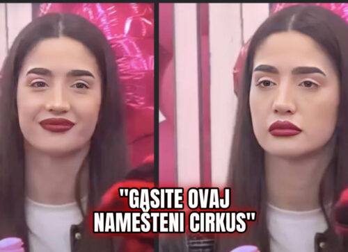 Gasite ovaj namešteni Andjela djuričić foto:yt:zadruga
