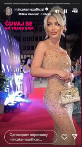 Foto: Instagram Printscreen/milicakemezofficial