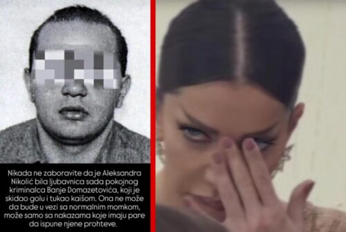 skidao je golu Aleksandra Nikolić Foto;yt:zadruga:instagram: menejeblam