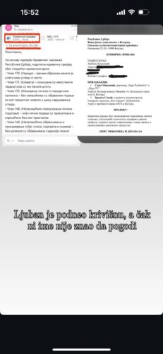 Ljuban Kovačević pretnje foto:Instagram/eko straža