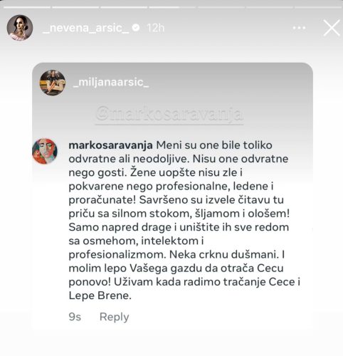 Foto: Instagram printscreen/_nevena_arsic_