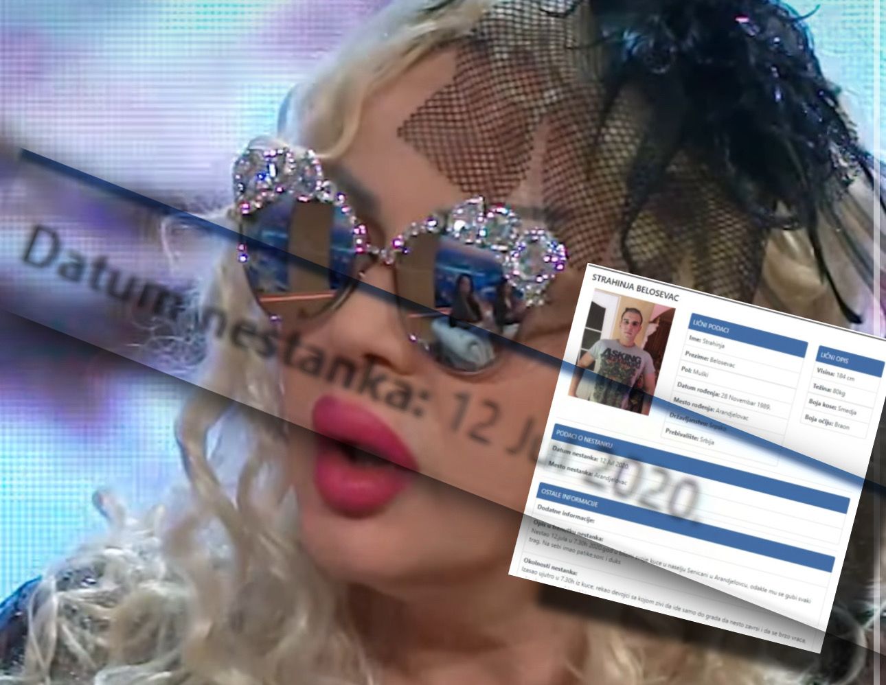 Foto: Hype TV/ShowBLIZ/ Nestali Srbija/ Mimi Cara, Strahinja Beloševac