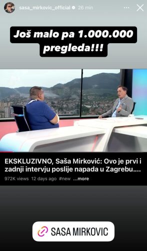 Saša Mirković napad