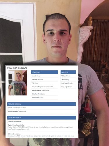 Foto: Nestali Srbija/ Strahinja Beloševac