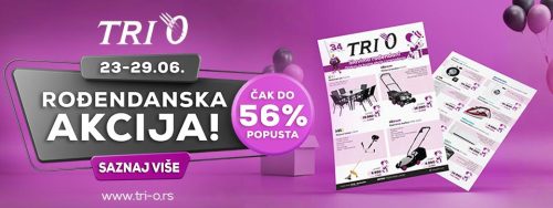 TRI O slavi 34. rođendan – spremite se za sedmicu rođendanskih pogodnosti!