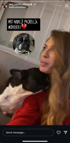 Foto: Instagram printscreen/Ana Ćurčić