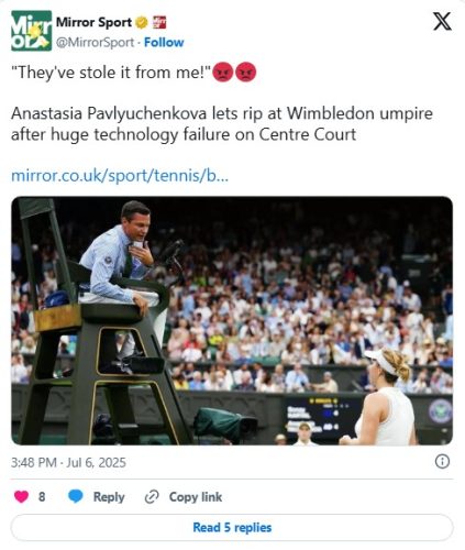 skandal na Vimbldonu