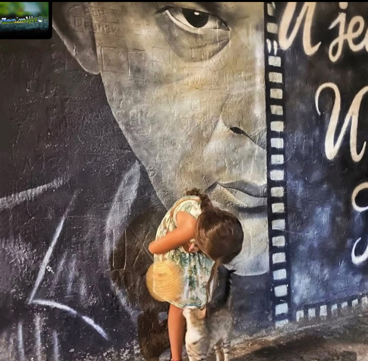 „TATA, TU SAM“ – dirljiva fotografija ćerke Nebojše Glogovca pored murala u Trebinju RASPLAKALA REGION