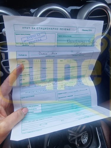 Ana Nikolić Izveštaj fopto:Hype tv ANa Nikolić pretučena