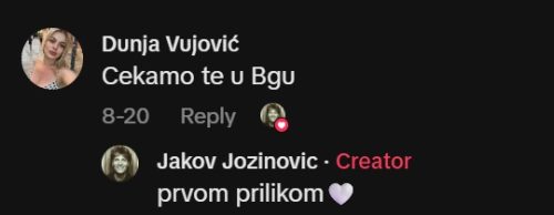 Jakov tiktok printscreen