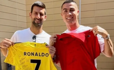 Đoković i Ronaldo razmenili poklone